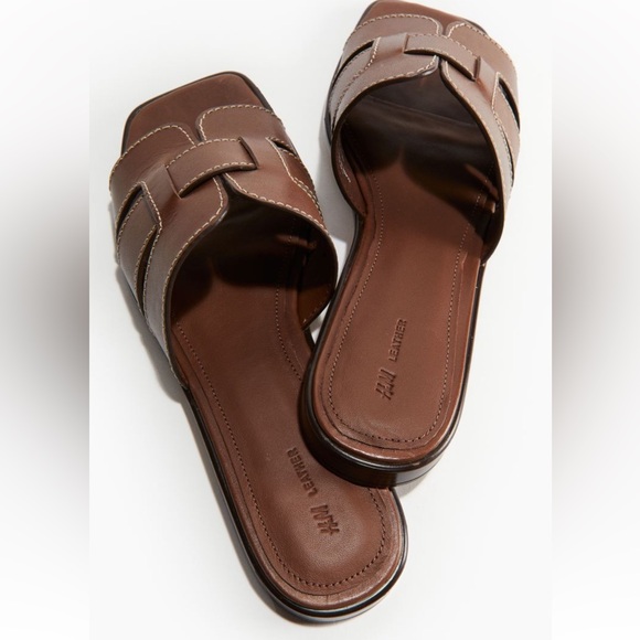 H&M LEATHER SANDALS - Picture 3 of 10